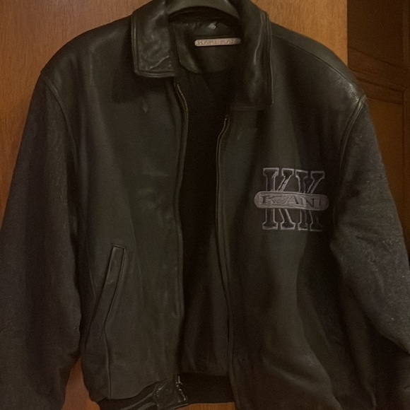 Karl Kani leather letterman jacket - Picture 5 of 6